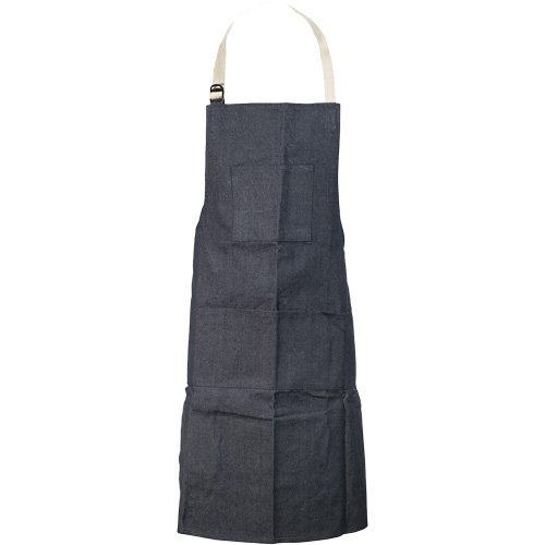 Aprons, Denim, 38" L x 28" W, Blue Les Fournitures Industrielles Méga