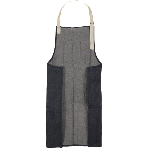 Aprons, Denim, 38" L x 28" W, Blue Les Fournitures Industrielles Méga