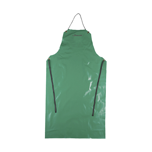 A43 48 Tablier ignifug&eacute; CA-43, Polyester/PVC, 29" lo x 48" la, Vert Les Fournitures Industrielles Méga