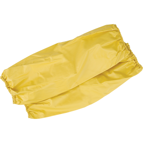 Flame Resistant Sleeves, 18" long, Polyester/PVC, Yellow Les Fournitures Industrielles Méga