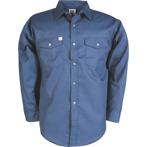 Chemises de travail, Hommes, Petit, Bleu marine Les Fournitures Industrielles Méga