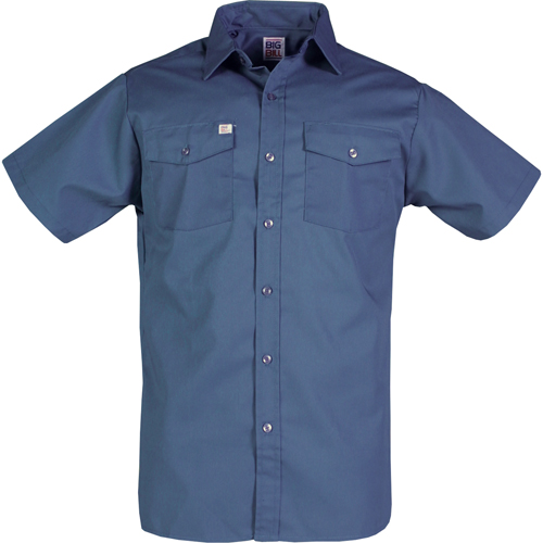 Chemises de travail, Hommes, Petit, Bleu marine Les Fournitures Industrielles Méga