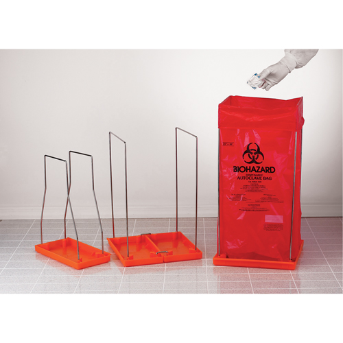 Clavies&reg; Bag Holders, Bio-Hazard, 14" L x 14" W Les Fournitures Industrielles Méga
