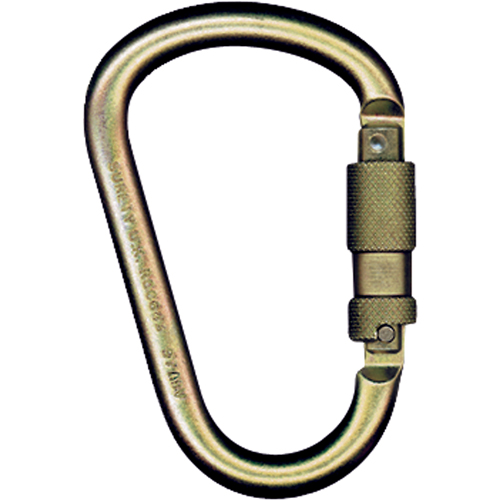 Carabiners, Steel, 5000 lbs Capacity Les Fournitures Industrielles Méga