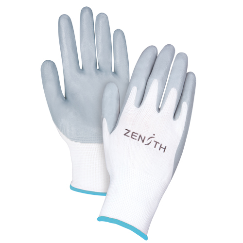 Lightweight Breathable Coated Gloves, 10/X-Large, Foam Nitrile Coating, 13 Gauge, Polyester Shell Les Fournitures Industrielles Méga