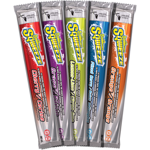 B&acirc;tonnets &agrave; glacer Sqweeze Sqwincher Les Fournitures Industrielles Méga