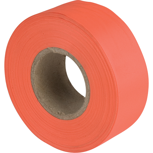 Rubans pour signalisation, 1,1875" la x 150' lo, Orange fluorescent Les Fournitures Industrielles Méga