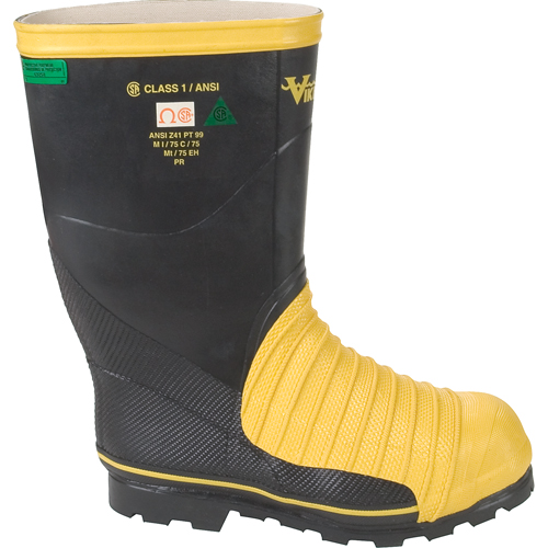 Bottes professionnelles Miner 49ER pour l'exploitation mini&egrave;re, Caoutchouc, Embout Acier, Pointure 7 Les Fournitures Industrielles Méga