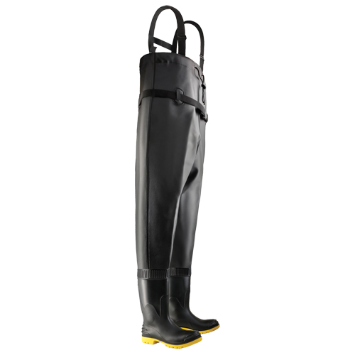 Chest Waders, 6, Steel Toe, Puncture Resistant Sole Les Fournitures Industrielles Méga