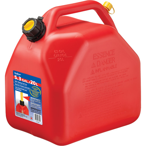 Jerricans, 5,3 gal. US/20,06 L, Rouge, Conformes aux normes CSA/ULC Les Fournitures Industrielles Méga