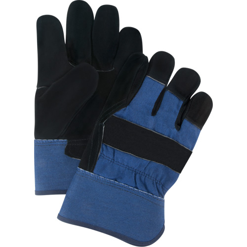 Gants d'ajusteur doubl&eacute;s pour l'hiver &agrave; chaleur sup&eacute;rieure, T-Grand, Paume en Cuir de vache refendu, Doublure en Thinsulate Les Fournitures Industrielles Méga