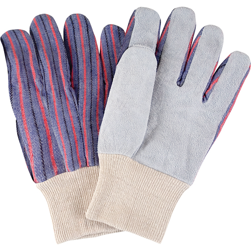 Standard-Duty Work Gloves, Large, Split Cowhide Palm Les Fournitures Industrielles Méga