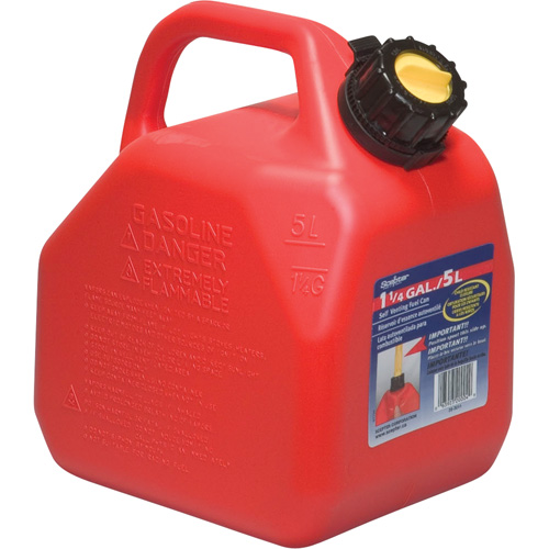 Jerricans, 1,25 gal. US/5 L, Rouge, Conformes aux normes CSA/ULC Les Fournitures Industrielles Méga