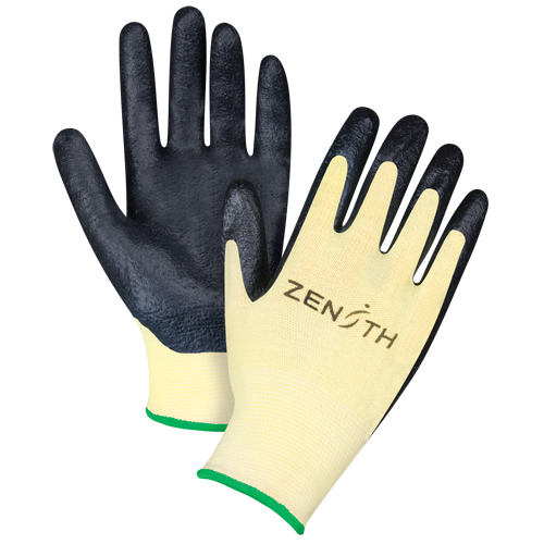 Superior Grip Cut-Resistant Gloves, Size Medium/8, 13 Gauge, Foam Nitrile Coated, Aramid Shell, ANSI/ISEA 105 Level 3/EN 388 Level 5 Les Fournitures Industrielles Méga