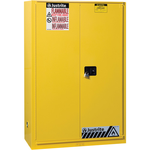 Sure-Grip&reg; Ex Flammable Storage Cabinets, 45 gal., 1 Door, 43" W x 65" H x 18" D Les Fournitures Industrielles Méga