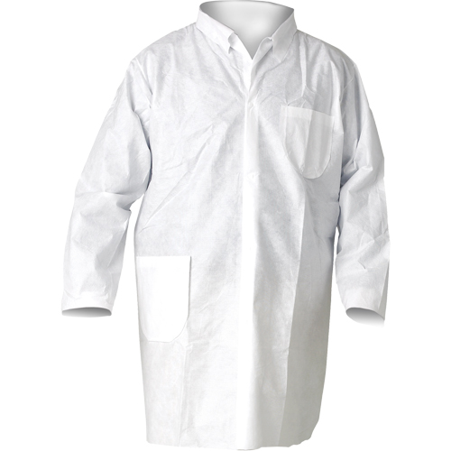 Sarraus de laboratoire KleenGuard A20, SMS, Blanc, Moyen Les Fournitures Industrielles Méga