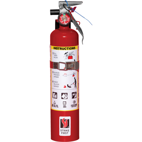 Extincteur d'incendie, ABC, Capacit&eacute; 2,5 lb Les Fournitures Industrielles Méga