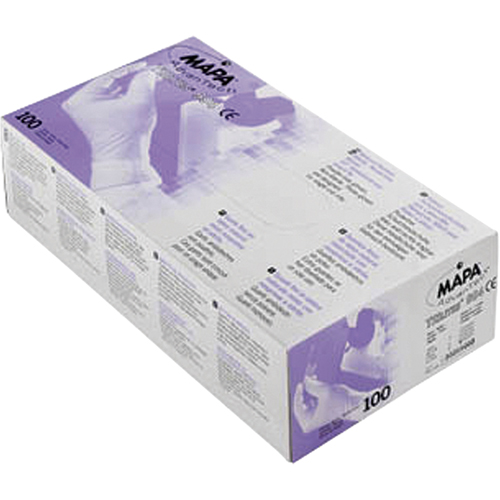 Gants en polym&egrave;re triple couche Trilites, Grand, Latex/N&eacute;opr&egrave;ne/Nitrile, 6 mils, Sans poudre, Mauve Les Fournitures Industrielles Méga
