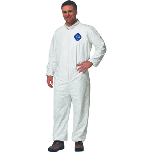 Coveralls, Medium, White, Tyvek&reg; 400 Les Fournitures Industrielles Méga