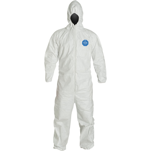 Hooded Coveralls, 2X-Large, White, Tyvek&reg; 400 Les Fournitures Industrielles Méga