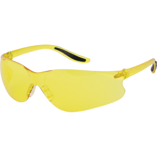 Z500 Series Safety Glasses, Amber Lens, Anti-Scratch, ANSI Z87+/Meets/Exceeds CSA Z94.3 Les Fournitures Industrielles Méga