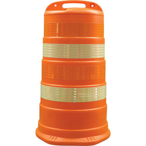 Trailboss Channelizer Drums, 41.27" High, Orange Les Fournitures Industrielles Méga