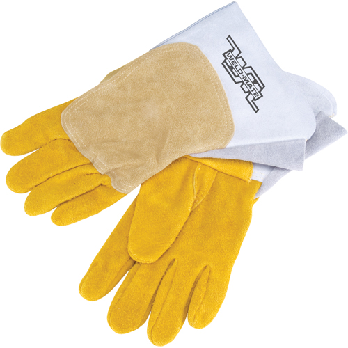 Gants de soudage pour pipelinier, Cuir de vache refendu, Taille Grand Les Fournitures Industrielles Méga