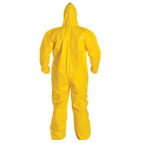 Combinaison &agrave; capuchon, Tychem 2000, 3T-Grand, Jaune Les Fournitures Industrielles Méga