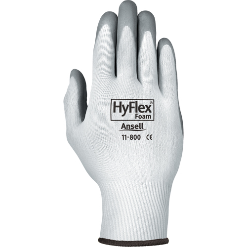 Hyflex&reg; 11-800 Gloves, 10/X-Large, Foam Nitrile Coating, 15 Gauge, Nylon Shell Les Fournitures Industrielles Méga
