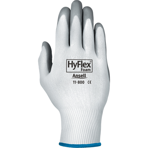 Gants Hyflex 11-800, 11/2T-Grand, R&ecirc;vetement Mousse de nitrile, Calibre 15, Enveloppe en Nylon Les Fournitures Industrielles Méga