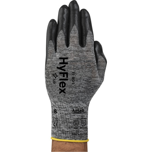 Gants Hyflex 11-801, 7/Petit, R&ecirc;vetement Mousse de nitrile, Calibre 15, Enveloppe en Nylon Les Fournitures Industrielles Méga