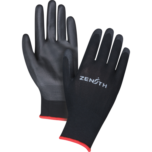 Gants enduits &agrave; dext&eacute;rit&eacute; ultime, 7/Petit, R&ecirc;vetement Polyur&eacute;thane, Calibre 13, Enveloppe en Polyester Les Fournitures Industrielles Méga