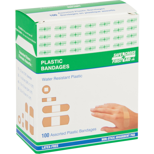 Bandages, Assorti, Plastique, St&eacute;rile Les Fournitures Industrielles Méga