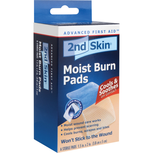 2nd Skin&reg; Moist Burn Pads, 1-1/2" x 2", Class 2 Les Fournitures Industrielles Méga