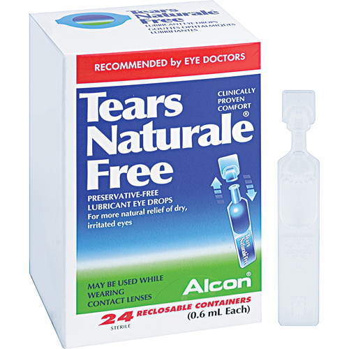Gouttes oculaires sans agent conservateur Tears Naturale Les Fournitures Industrielles Méga