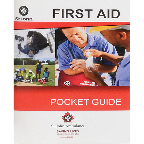Guides de premier soins de l'ambulance Saint-Jean Les Fournitures Industrielles Méga