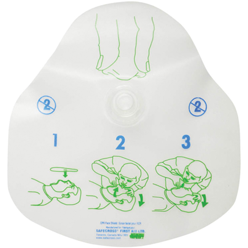 CPR Protective Device, Single Use Faceshield, Class 2 Les Fournitures Industrielles Méga