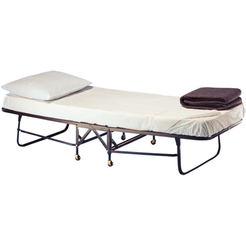 Lits pliants sur roulettes avec matelas Les Fournitures Industrielles Méga