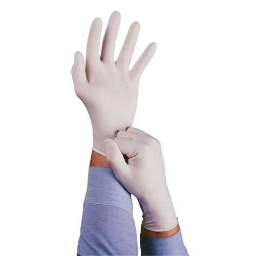Gants TouchNTuff 69-210, Petit, Latex, 5 mils, Sans poudre, Naturel Les Fournitures Industrielles Méga