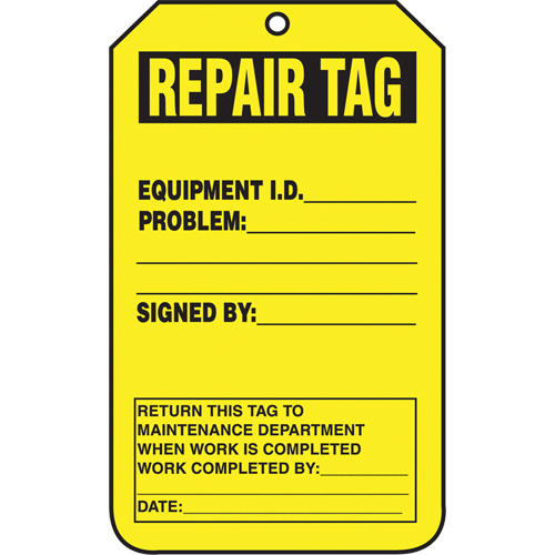 Inspection Tags, Cardstock, 3-1/8" W x 5-7/8" H, English Les Fournitures Industrielles Méga