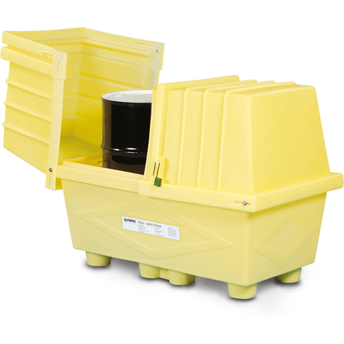 Poly-Safeypacks&reg; Without Drain, 60.5" L x 37.25" W x 45.75" H, 1200 lbs. Load Capacity Les Fournitures Industrielles Méga