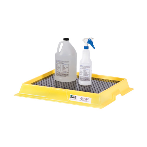 Plateaux Poly-Labtray, 25,5" lo x 22" la x 3,25" h, Cap. de d&eacute;versement 2,5 gal. US Les Fournitures Industrielles Méga