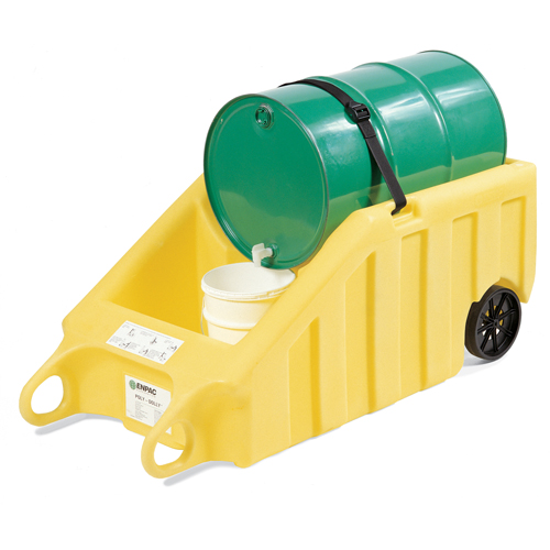 Poly-Dolly, 69" lo x 32,5" la x 26,5" h, Cap. de d&eacute;versement 70 gal. US Les Fournitures Industrielles Méga