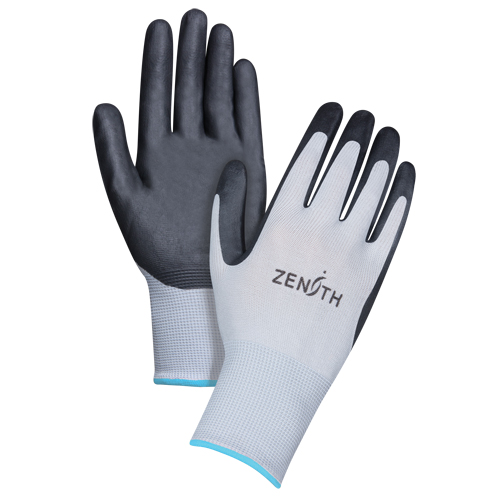 Lightweight Breathable Coated Gloves, 10/X-Large, Foam Nitrile Coating, 13 Gauge, Polyester Shell Les Fournitures Industrielles Méga