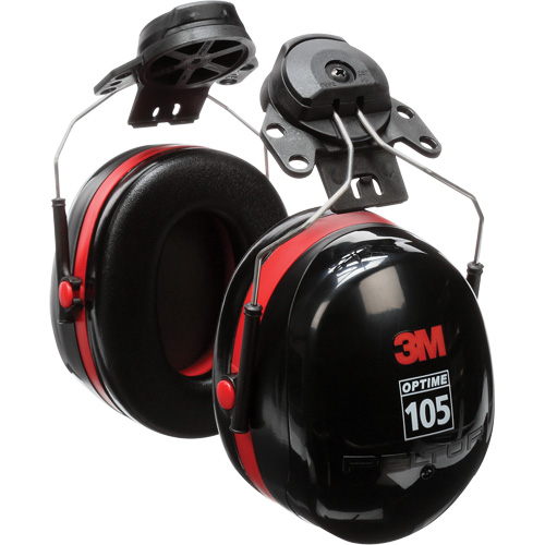 Peltor Optime 105 Series Earmuffs, Cap Mount, 27 NRR dB Les Fournitures Industrielles Méga