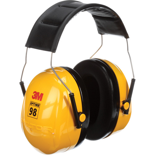 Serres-t&ecirc;tes de s&eacute;rie Peltor Optime 98, Bandeau, 25 NRR dB Les Fournitures Industrielles Méga