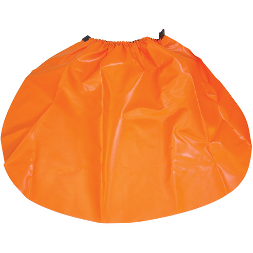 Hard Hat Rain Shield, One Size, Orange, Nylon/PVC Les Fournitures Industrielles Méga