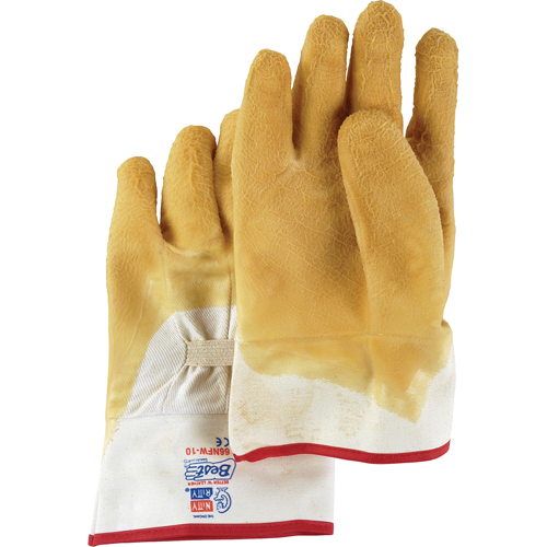 Nitty Gritty&reg; Coated Gloves, 10/Large, Rubber Latex Coating, Cotton Shell Les Fournitures Industrielles Méga