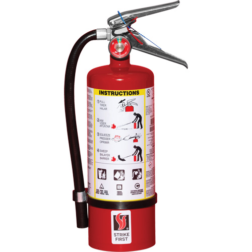 Extincteur d'incendie, ABC, Capacit&eacute; 5 lb Les Fournitures Industrielles Méga