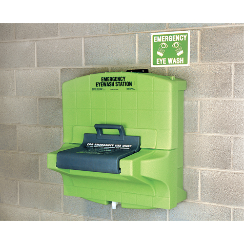 Fendall Pure Flow 1000&reg; Eyewash Station, Gravity-Fed, 7 gal. Capacity, Meets ANSI Z358.1 Les Fournitures Industrielles Méga